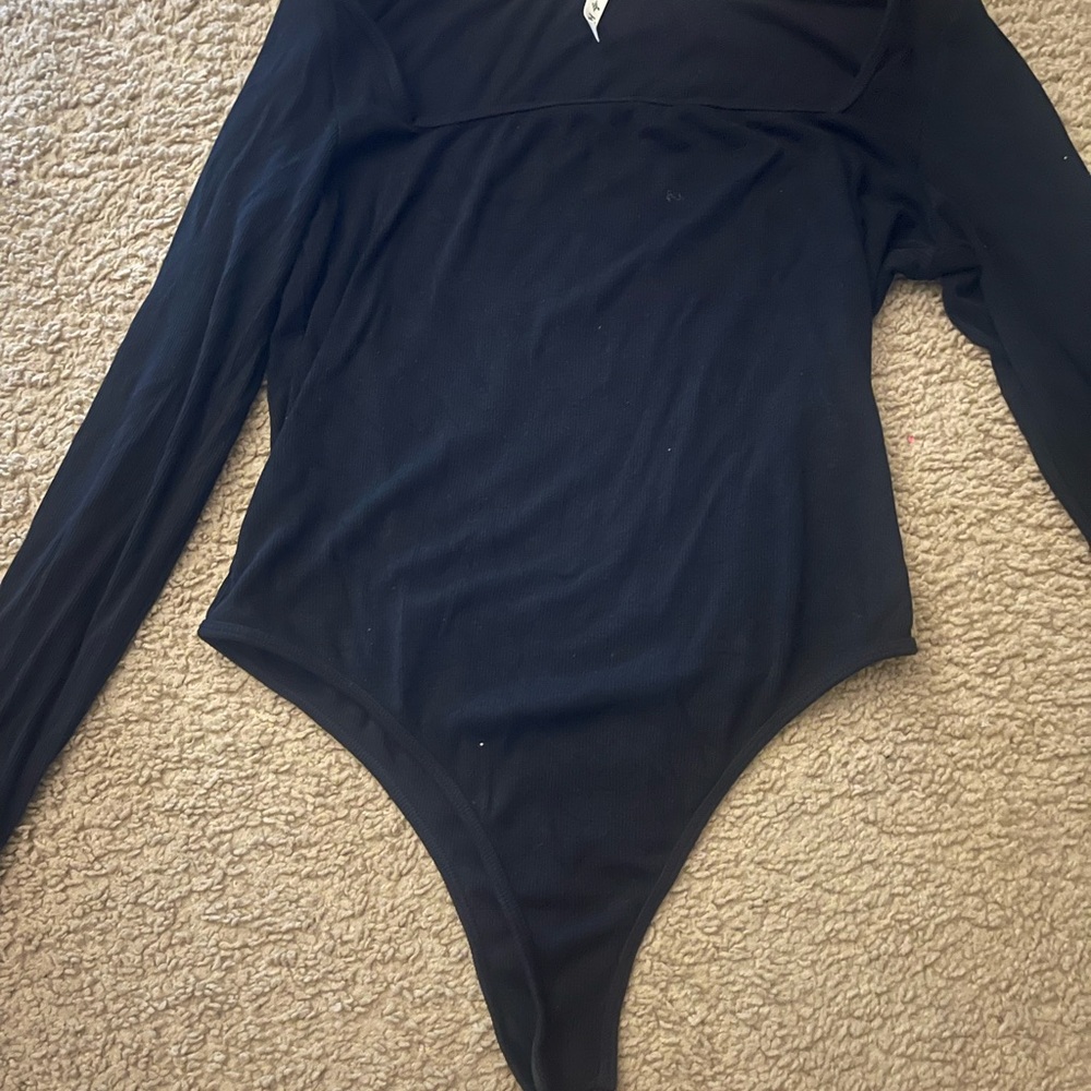 Never Worn! Women’s Black Long Sleeve Bodysuit